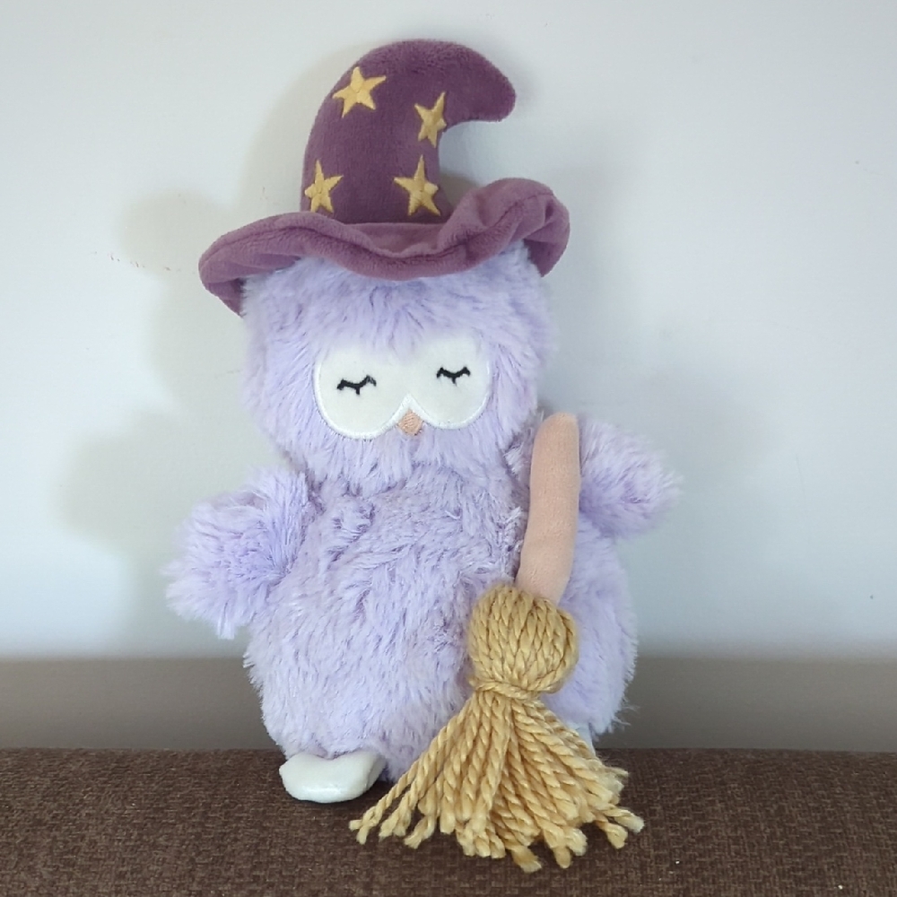 Slumberkins Purple Plush Owl Witch